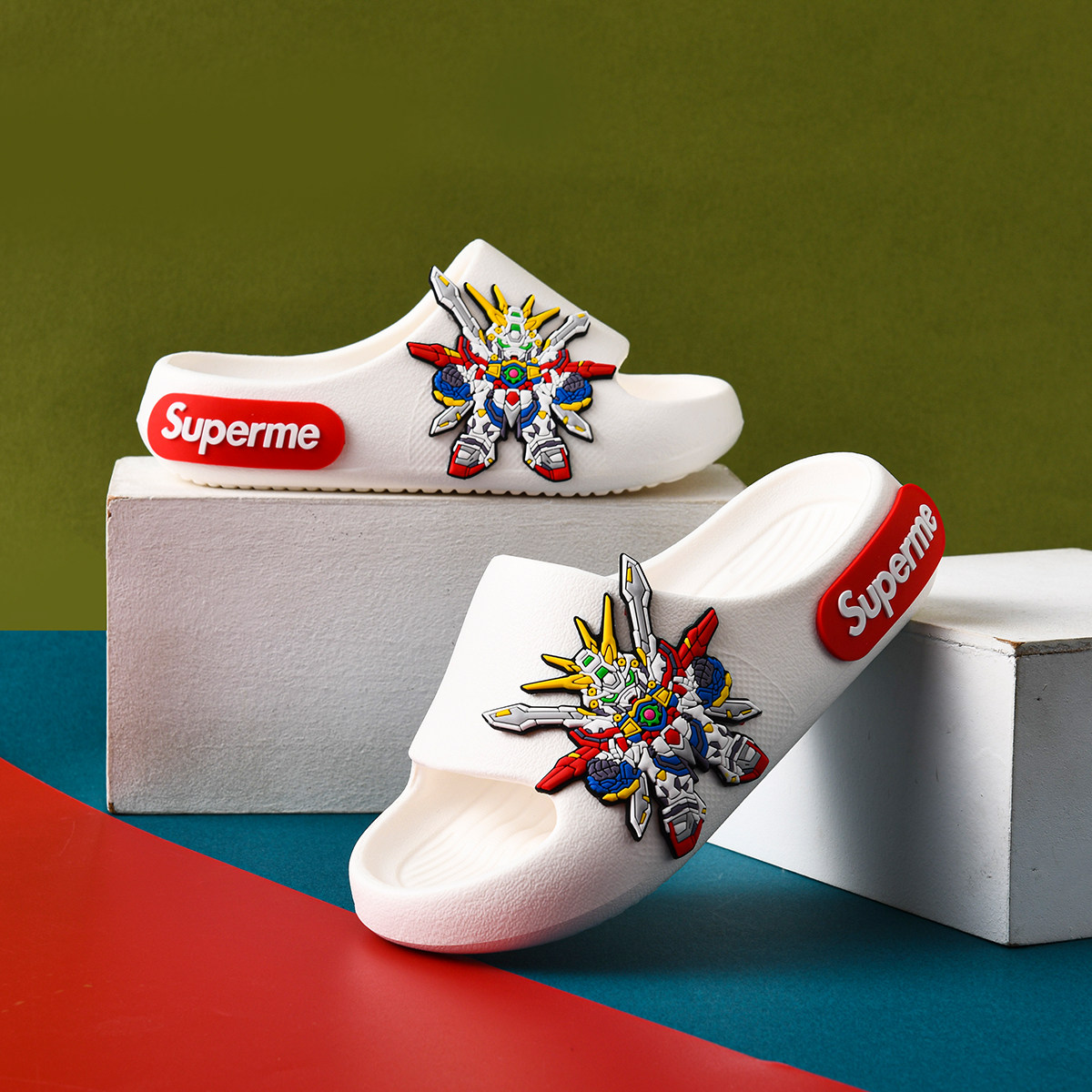 儿童拖鞋高达系列男童凉拖鞋卡通居家宝宝防滑浴室洗澡中大童软底,淘宝优惠券,粉丝福利购,淘宝优惠卷