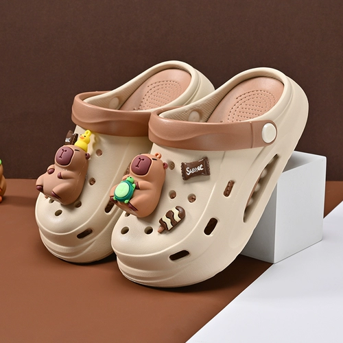 Детские туфли для мальчиков, тапочки, летняя обувь, нескользящие сандалии