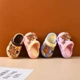 Детские летние тапочки для мальчиков, детская нескользящая мультяшная обувь