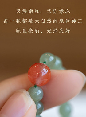 天然青海料和田玉青玉手串多圈青白玉佛珠民族风复古风手饰送礼