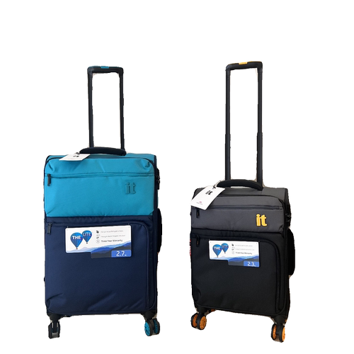 luggage it拉杆箱牛津布拼色行李箱女28寸超轻软箱旅行箱20登机箱 - 图3