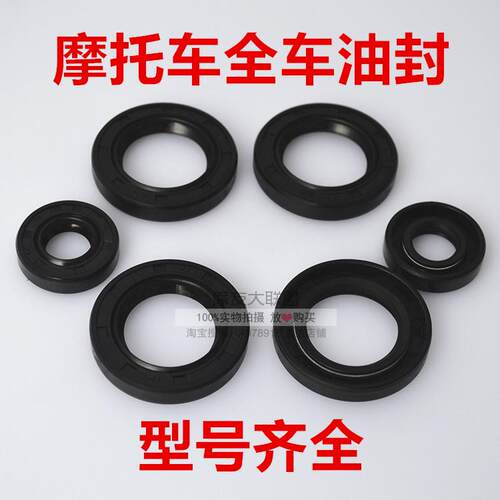 摩托车全车油封发动机油封密封圈大修配件橡胶密封油封防漏油 - 图0