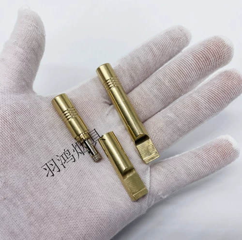 Новый плоский рот толстый средний тройной трипочные сигареты, чистые медные короткие сигареттезитчики, следуя разнообразным фильтрующим элементу, можно очистить и разобрать