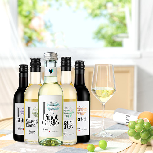汉凯爱嗨葡萄酒果酒白葡萄酒红酒干红小瓶婚礼伴手礼干白甜红酒 - 图1