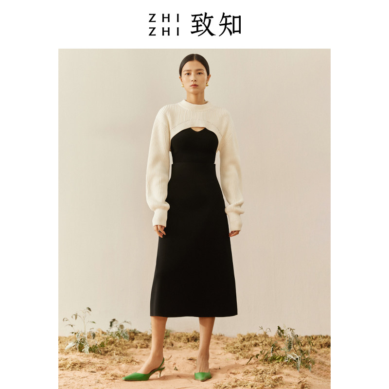 zhizhi致知渭城曲2022秋冬织半身裙 致知服饰半身裙