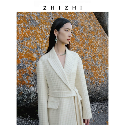 Демисезонное импортное трехмерное шерстяное шерстяное пальто