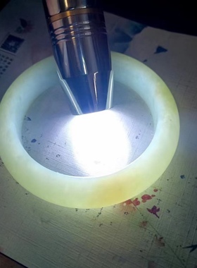 特价款纯天然俄料和田玉糖白玉手镯美人条玉镯55圈口带证书