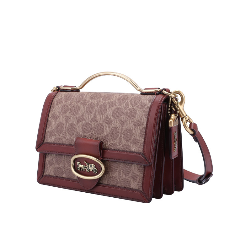 coach奢侈品哈顿风琴包系列斜挎包 pointbest海外女士包袋