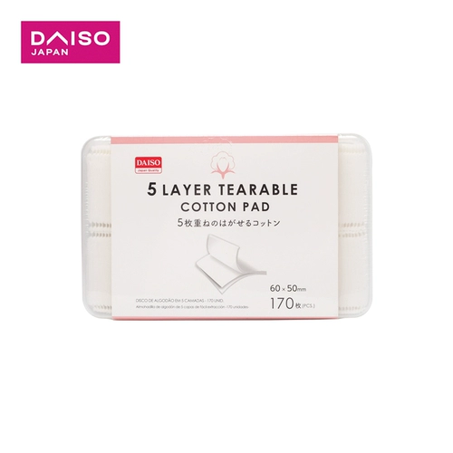 Daiso, японские ватные диски для лица, 170 штук