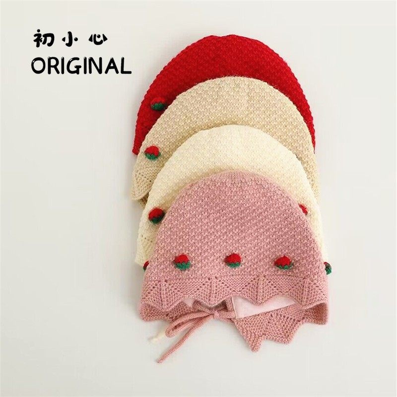 秋冬婴儿帽子韩版男女宝宝可爱毛线帽女婴超萌公主帽婴幼儿护耳帽,淘宝优惠券,粉丝福利购,淘宝优惠卷