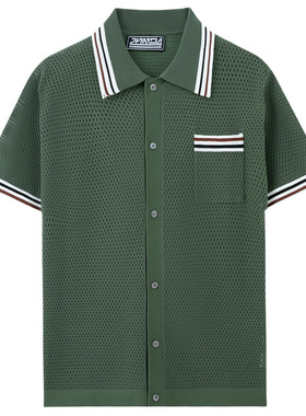 men's t-shirts男装 新款男士短袖针织衫 立体贴袋休闲商务polo衫