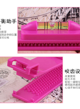 发尾修剪好帮手水平尺刘海神器