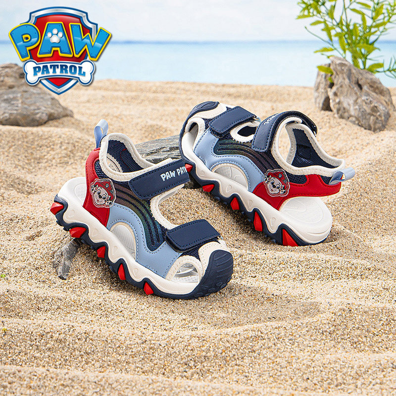 汪汪队童鞋男童凉鞋夏季2025新款包头防滑防撞软底沙滩鞋宝宝鞋子,淘宝优惠券,粉丝福利购,淘宝优惠卷