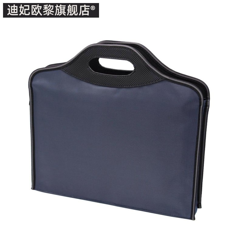 18年新款帆布会议包手提拉链文件袋 迪妃欧黎男士包袋