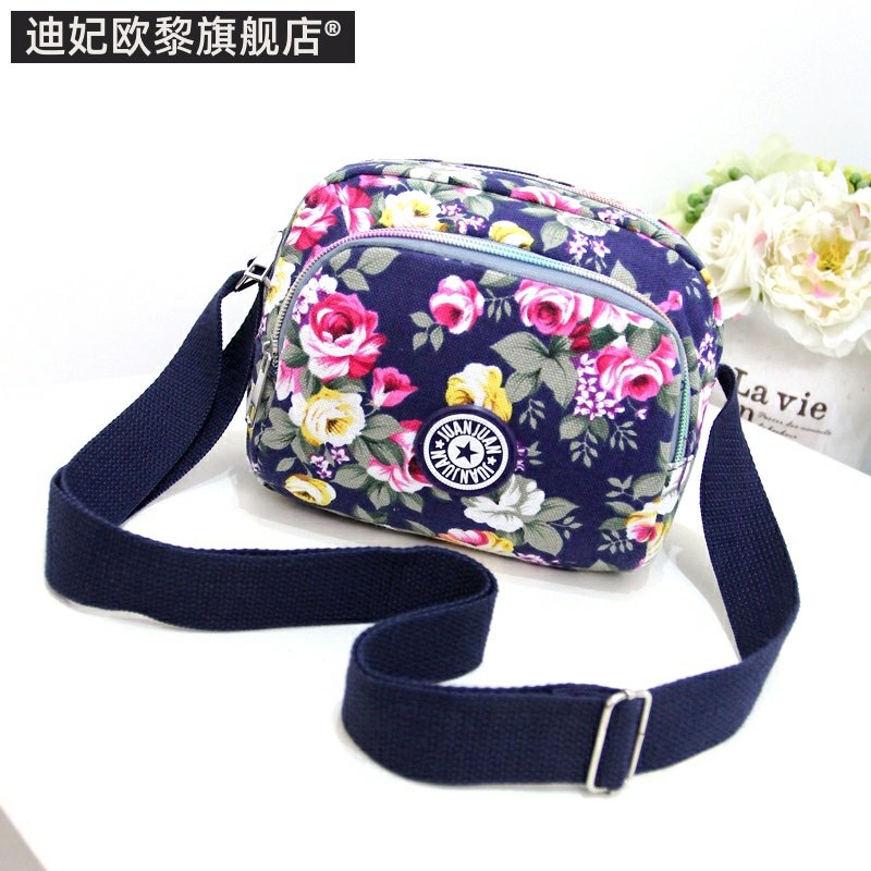 斜背包中老年单肩包老人家零钱包 迪妃欧黎女士包袋