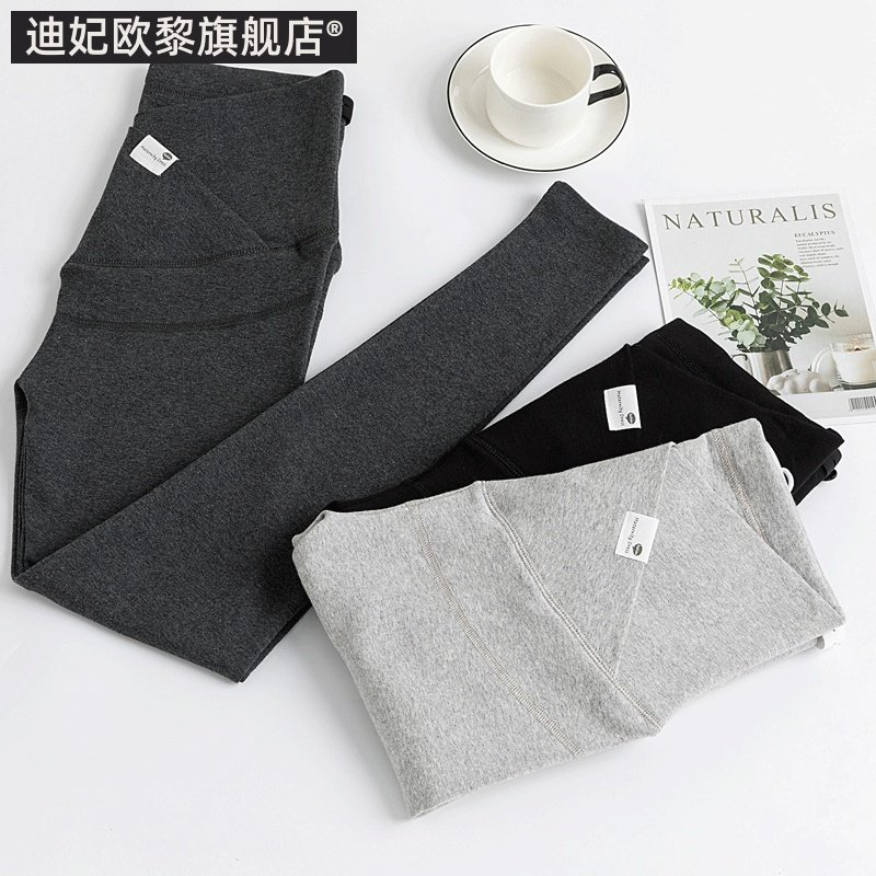 2019秋冬不加绒孕妇洋气辣妈打底裤 迪妃欧黎孕妇打底裤