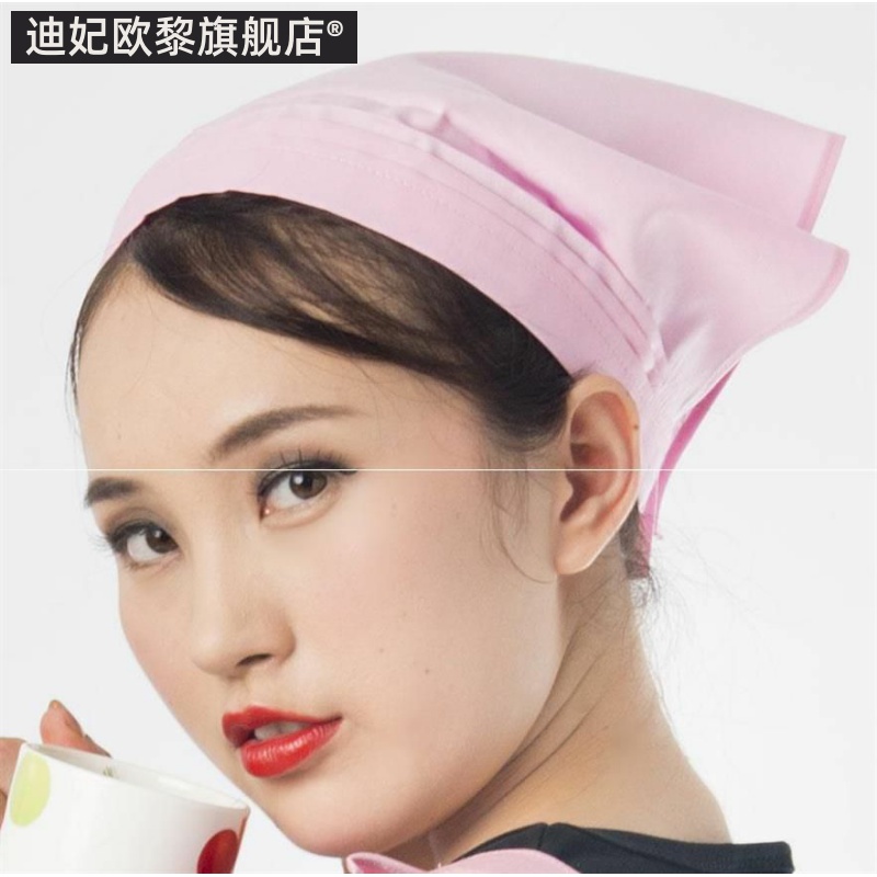 烘焙工作帽蛋糕店厨房头巾女防油烟奶茶店三角巾方便装饰简单潮流