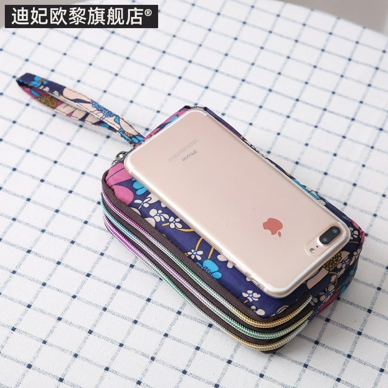 手拿包帆布牛津纺防水尼龙男士男包 迪妃欧黎钱包