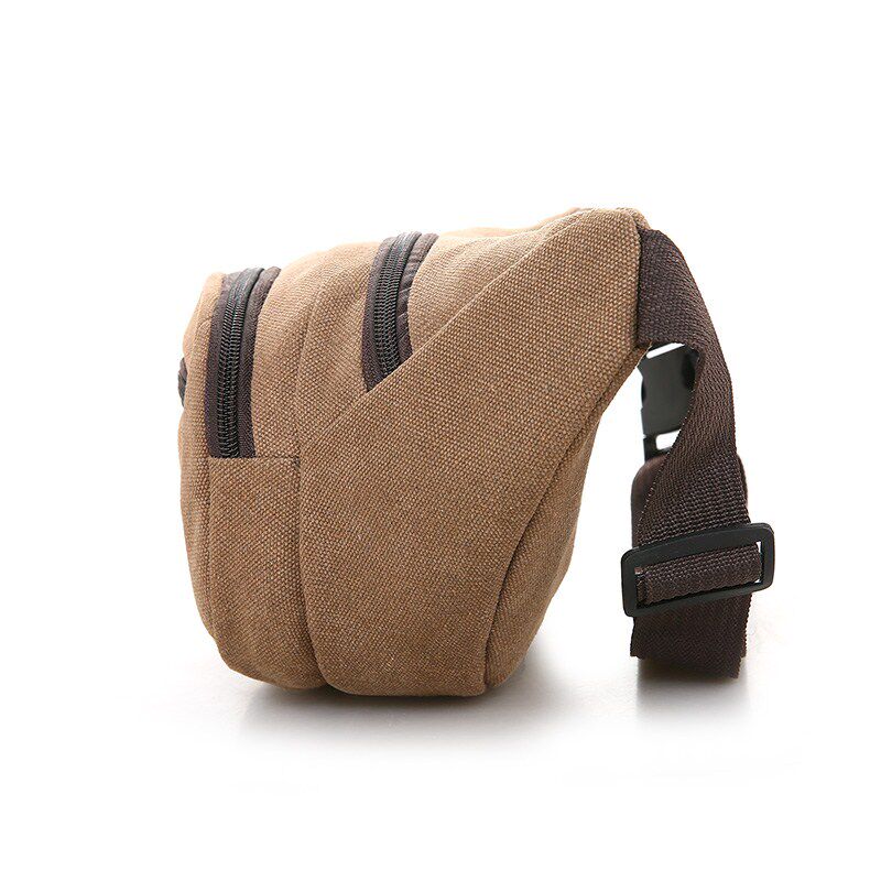 男士手机单肩户外休闲多功能帆布包 迪妃欧黎男士包袋