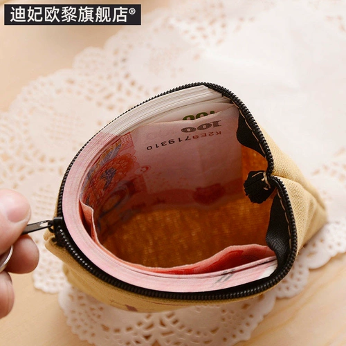 Маленький кошелек с карманами, пожилые люди, легкие студенты, мужская тенденция, модная личность, простая леди, найти карманное холст