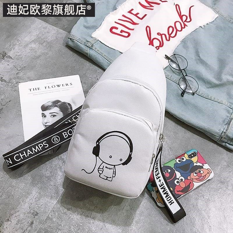 2019新款ins休闲包运动男女斜挎包 迪妃欧黎男士包袋