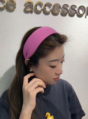 璐璐推荐宽边发箍女2025新款外出百搭压发头箍彩色春夏韩国发饰