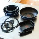 Японское пятно 5-слойное плавание T-FAL T-File Scovering Pot Magge Set, не жареная на фрич