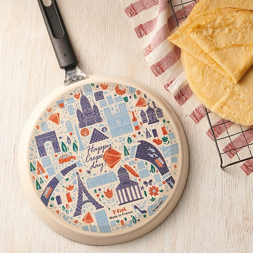 Япония T-Fal T-Fal Fry Pot Cake Cake Блинный блин для фруктовых горшок с красной точкой не нащелки