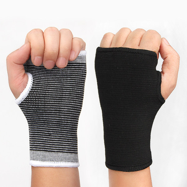 护手掌护手腕成人儿童健身运动半指手套器械训练防滑耐磨保暖手套 - 图1