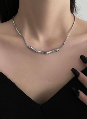chocker设计师锁骨链法式高级感