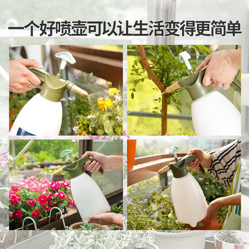 沃施worth园艺浇花喷壶气压式喷雾器家用养花消毒专用洒水喷水壶 - 图2