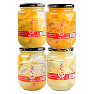 【曾子山】水果罐头组合任选口味510g*4罐