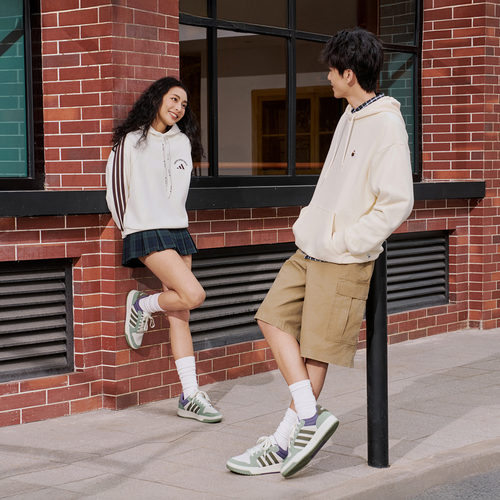 ENTRAP美式校园风运动鞋少年感复古篮球风板鞋男女adidas阿迪达斯 - 图3