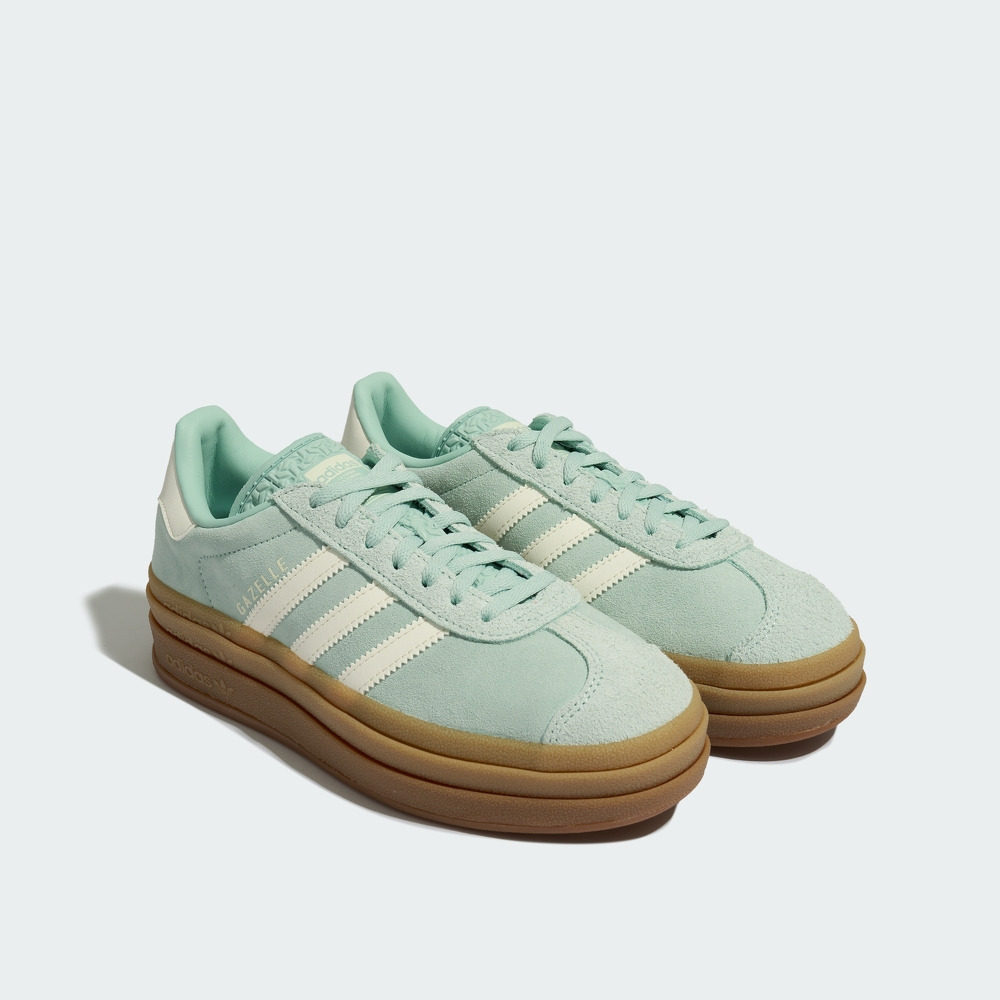 「T头鞋」GAZELLE BOLD厚底增高板鞋女子adidas阿迪达斯三叶草,淘宝优惠券,粉丝福利购,淘宝优惠卷