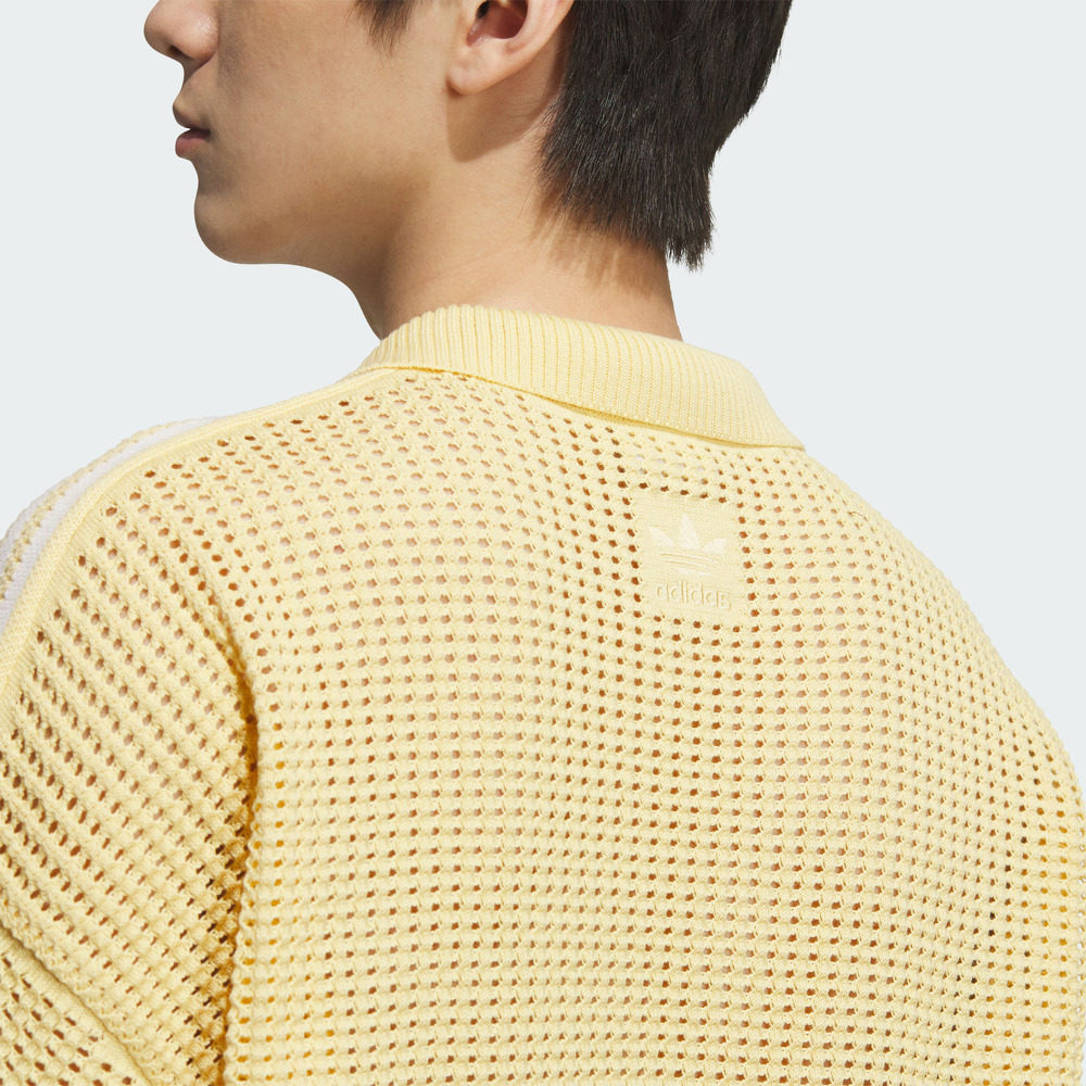 休闲宽松网眼钩针运动短袖POLO衫男夏季adidas阿迪达斯官方三叶草,淘宝优惠券,粉丝福利购,淘宝优惠卷