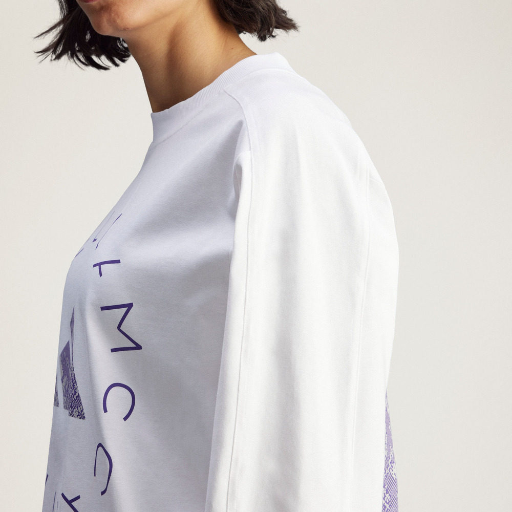 印花运动长袖T恤女装adidas阿迪达斯官方outlets Stella Mc,淘宝优惠券,粉丝福利购,淘宝优惠卷