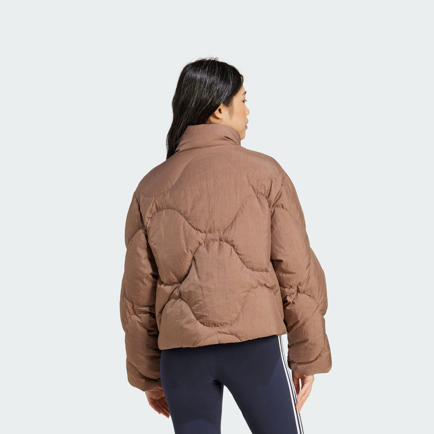 暖「芯」科技600蓬轻薄保暖鸭绒羽绒服面包服女adidas阿迪达斯