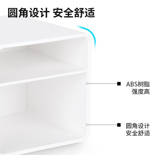 Nusign纽赛笔筒文具化妆学生桌面创意多功能笔座笔插办公桌面收纳简约得力收纳盒置物精致ins风隔层 - 图3