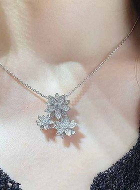 满钻锁骨链气质百搭高级感时尚女