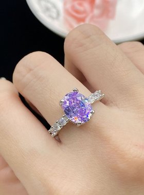 爆闪进口锆石气质开口戒指女气质