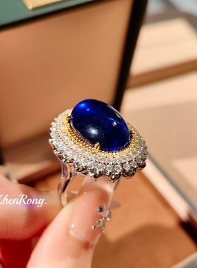 夸张鸽子蛋锆石项链吊坠彩宝百搭