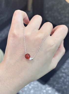 项链2025新款小巧锁骨链简约高级