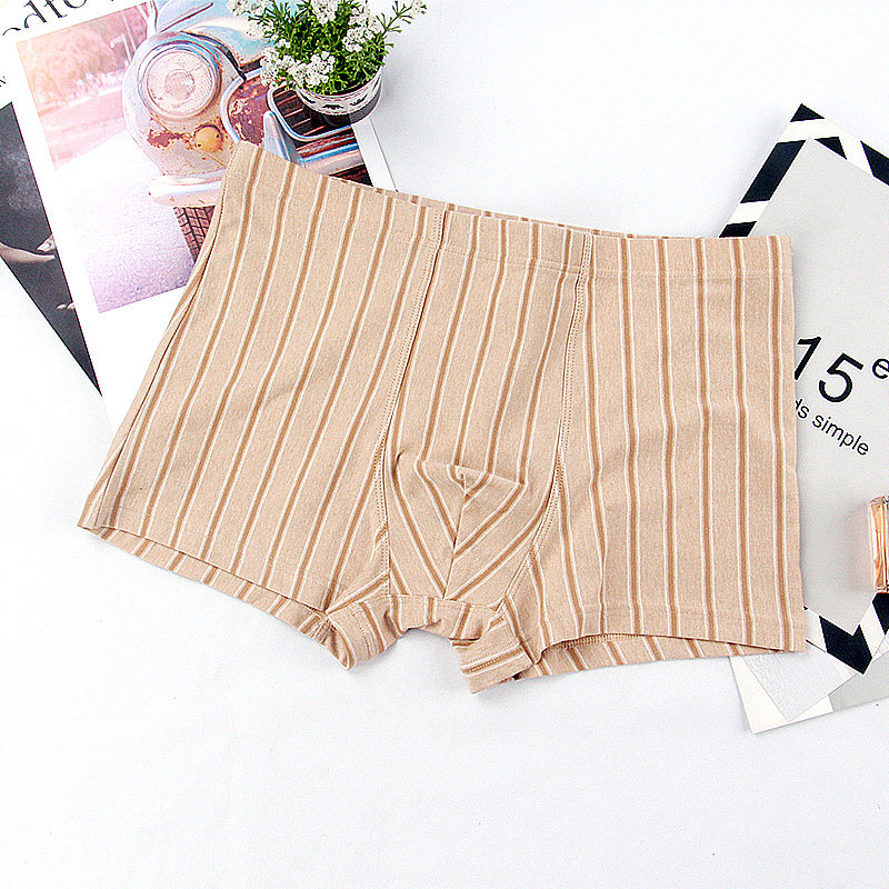 内裤男平角男生青年透气棉质宽松肥佬裤新疆彩棉男四角裤全棉短裤,淘宝优惠券,粉丝福利购,淘宝优惠卷