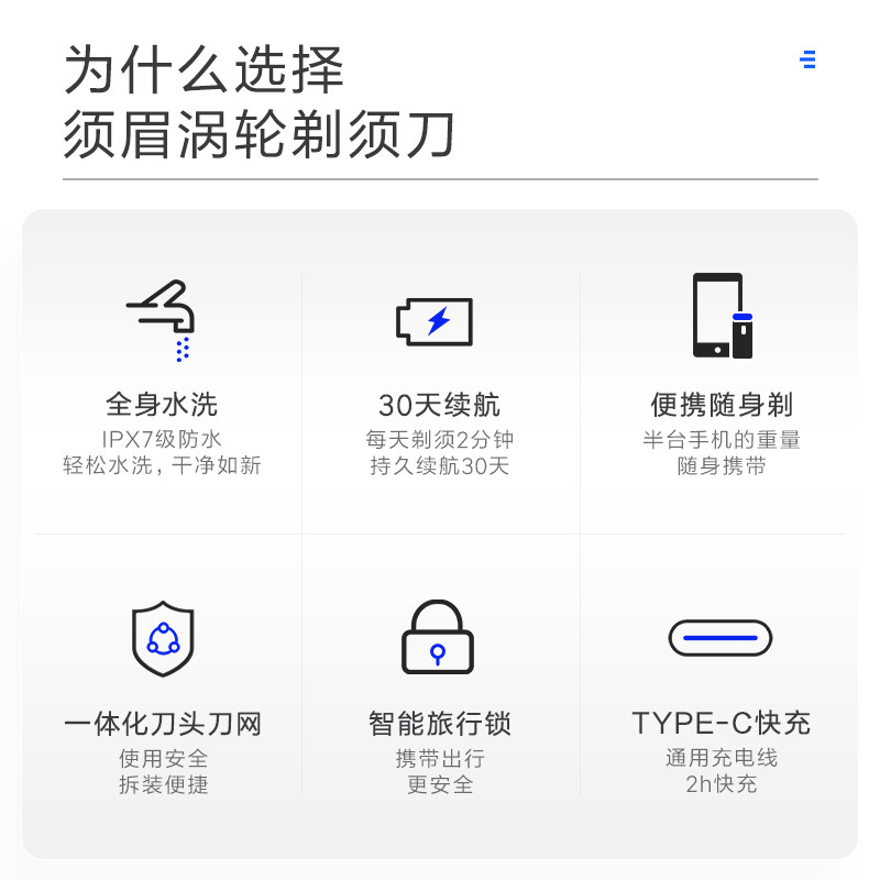  须眉个人护理剃须刀