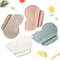 Baby Ins Cloud Dove Silicone Dining Mat Students Waterproof Oil-Proof Lunchtable Mat Wall-mounted Suction Cup Children Heat Insulation Cup Mat