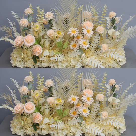 Wedding flower arrangement, artificial flowers, wedding decoration