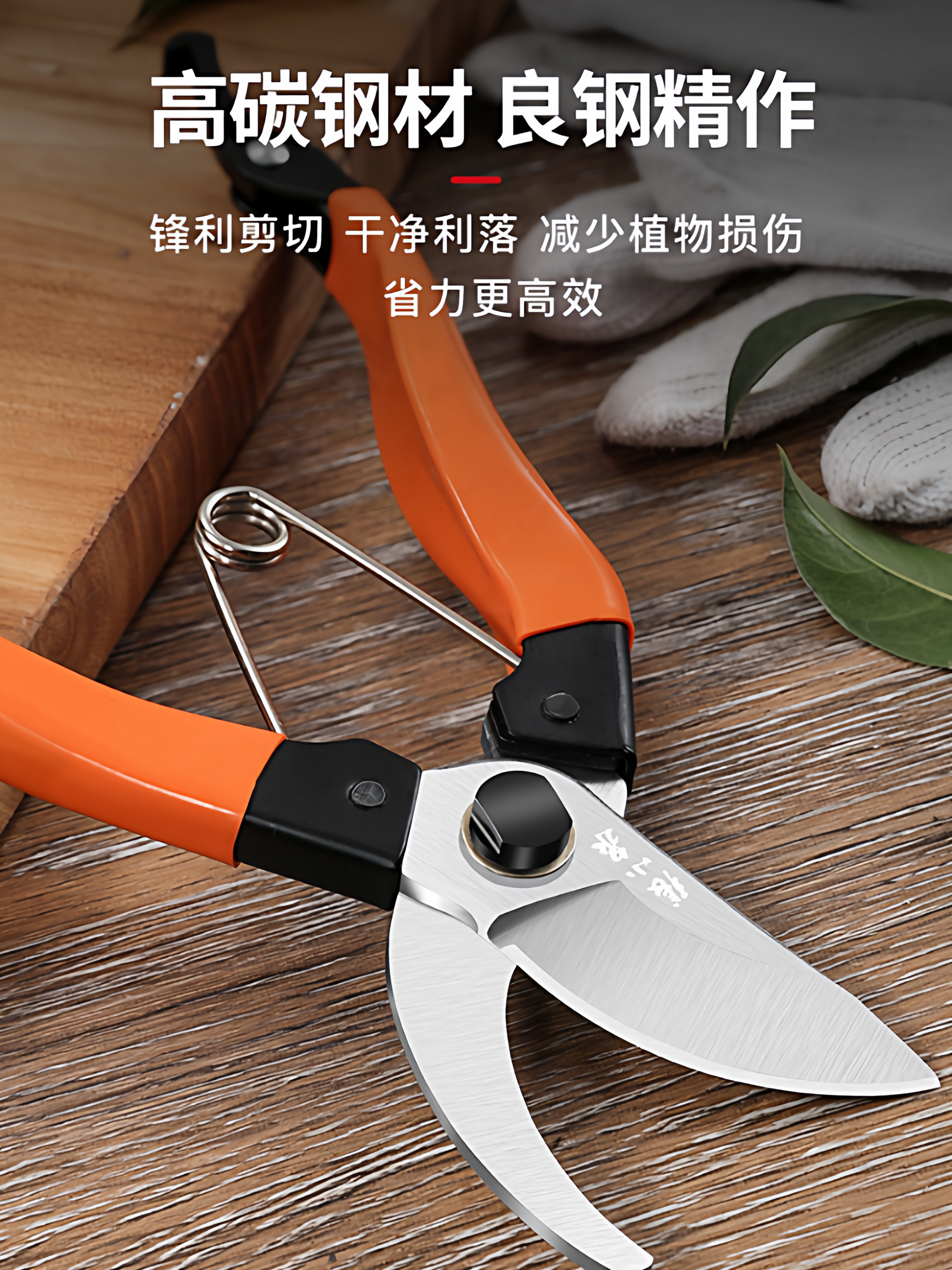 张小泉园艺剪枝剪刀修枝剪果树枝剪树枝专用剪园林粗枝花艺剪正宗,淘宝优惠券,粉丝福利购,淘宝优惠卷