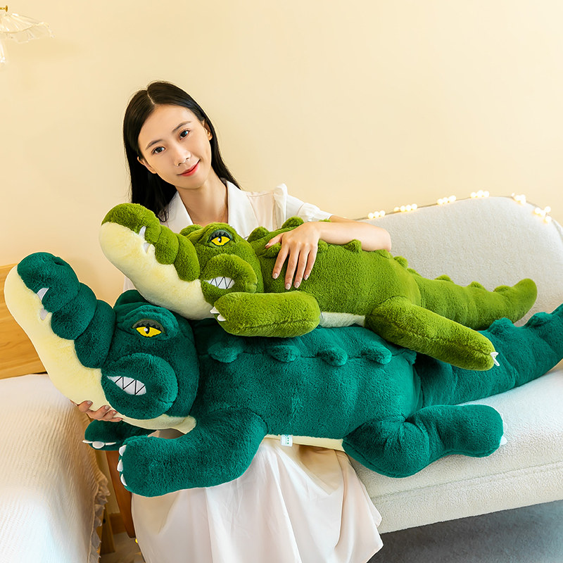 仿真鳄鱼公仔儿童毛绒玩具网红娃娃大号长条抱枕陪睡夹腿礼品玩偶,淘宝优惠券,粉丝福利购,淘宝优惠卷