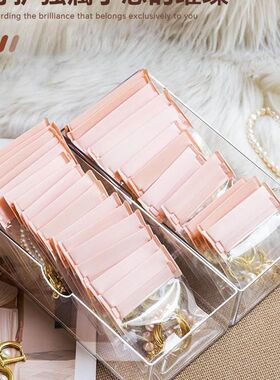 高端粉色eva珠宝袋饰品封口袋防氧化手串文玩包装收纳袋密封特厚