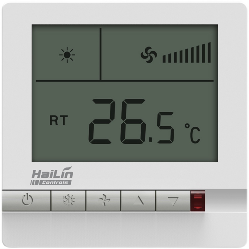 海林HL108DA2-RL中央空调控制面板 温控器开关面板两管制遥控功能 - 图3